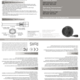 Operating Instructions/Technical Informations