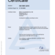 Certificate ISO 9001:2015